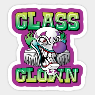 Class Clown Toon Sticker